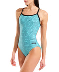 Arena Women's Allover Challenge Back One Piece Swimsuit  One Piece Swimsuits  Arena