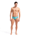 Arena Men's Allover Swim Brief - Water Multi  Swimming Briefs for Men  Arena