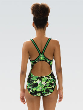 Dolfin XTRASLEEK ECO Women’s DBX Back Printed One Piece Swimsuit
