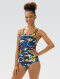 Dolfin XTRASLEEK ECO Womens Print DBX Back 1-Piece-Suit  One Piece Swimsuits  Dolfin