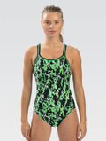 Dolfin Women's XtraSleek Breaker DBX Back One Piece Swimsuit  Two Year Team Prints (2025-2026)  Dolfin