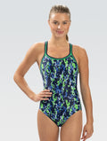 Dolfin Women's XtraSleek Breaker DBX Back One Piece Swimsuit  Two Year Team Prints (2025-2026)  Dolfin