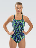 Dolfin Women's XtraSleek Breaker DBX Back One Piece Swimsuit  Two Year Team Prints (2025-2026)  Dolfin