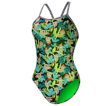 Dolfin Uglies V-2 Back Women One Piece Swimsuit