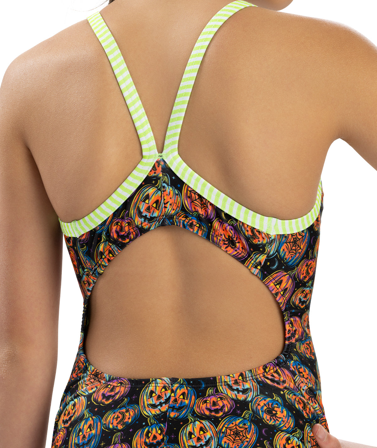 Dolfin Women's V-Back One Piece Swimsuit - Gourd