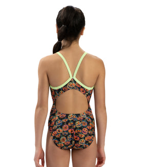 Dolfin Women's V-Back One Piece Swimsuit - Gourd