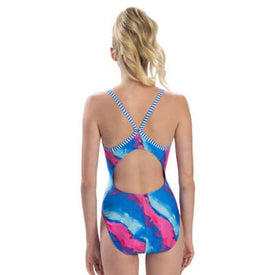 Dolfin Women's Uglies Horizon V-Back One Piece Swimsuit