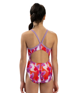 Dolfin Women's V-Back One Piece Swimsuit - Radiant