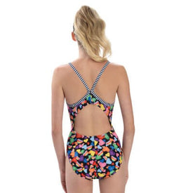 Dolfin Women's Uglies True Colors V-Back One Piece Swimsuit