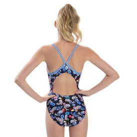 Dolfin Women's Uglies To the Stars V-Back One Piece Swimsuit