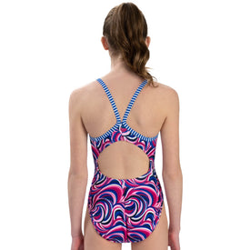 Dolfin Women's Uglies Twirlin' V-Back One Piece Swimsuit  One Piece Swimsuits  Dolfin