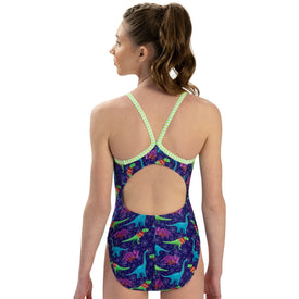 Dolfin Women's Uglies Wrapped Up V-Back One Piece Swimsuit  One Piece Swimsuits  Dolfin