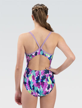 Dolfin Women's Uglies Hideout V-Back One Piece Swimsuit  One Piece Swimsuits  Dolfin