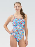 Dolfin Women's Uglies Wild Cherry V-Back One Piece Swimsuit  One Piece Swimsuits  Dolfin