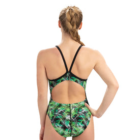 Dolfin XtraSleek Eco Destroyer V-2 Back Swimsuit  Competition Swimsuits  Dolfin