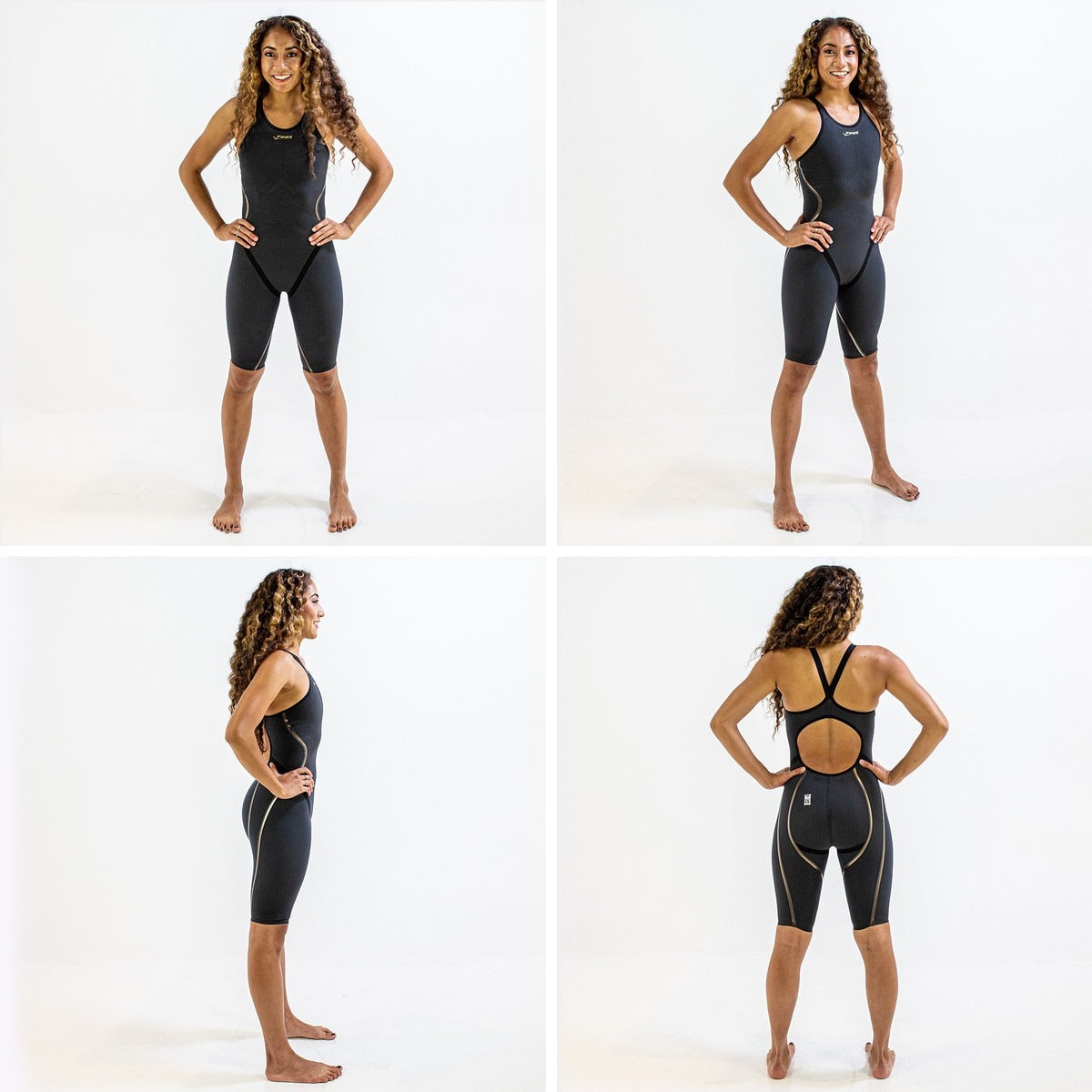 FINIS Rival 2.0 Open Back Kneeskin Technical Swimsuit  Technical Swimsuits  Finis