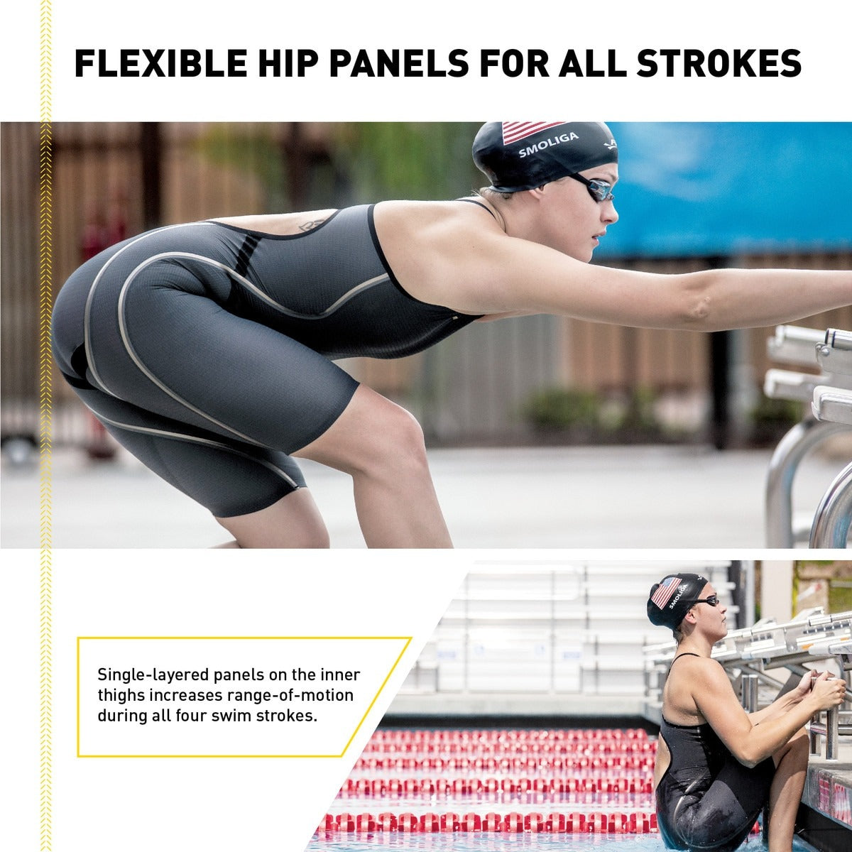 FINIS Rival 2.0 Open Back Kneeskin Technical Swimsuit  Technical Swimsuits  Finis