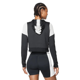 Speedo Logo Cropped Mesh Inset Hoodie  Activewear  Speedo