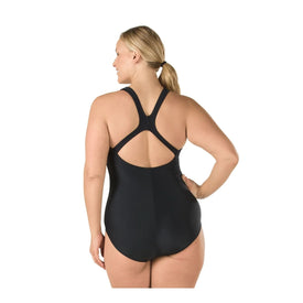 Speedo Plus Size Moderate Ultraback One Piece Swimsuit  Plus Size Swimsuits  Speedo