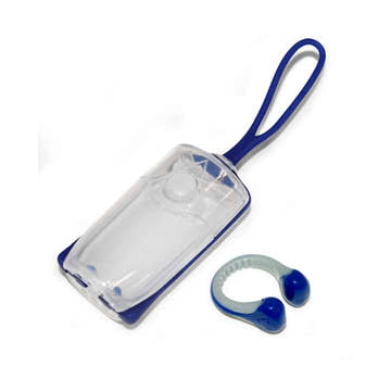 Aqua Sphere Silicone Nose Clip With Case  Swimming Nose Clips  Aqua Sphere