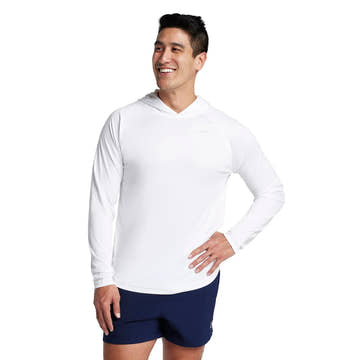 Speedo Baybreeze Hooded Long Sleeve Swim Shirt  Hoodie  Speedo