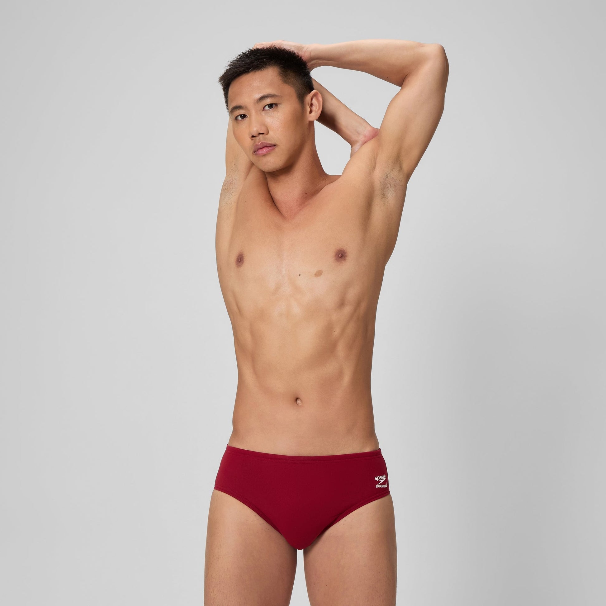 Speedo Men's Solid Endurance Swim Brief  Team Core  Speedo