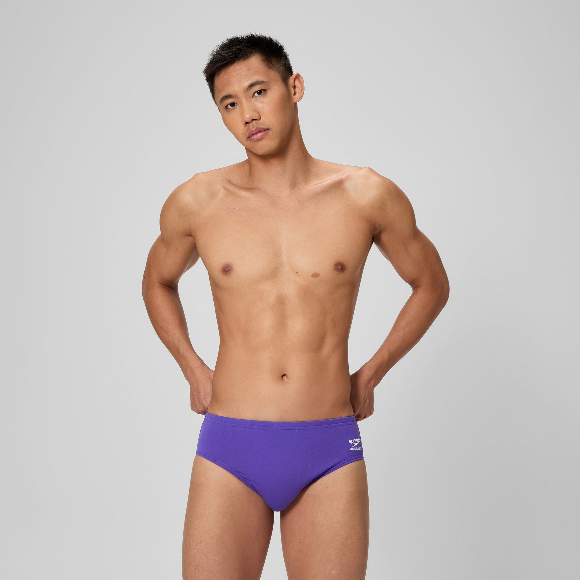 Speedo Men's Solid Endurance Swim Brief  Team Core  Speedo