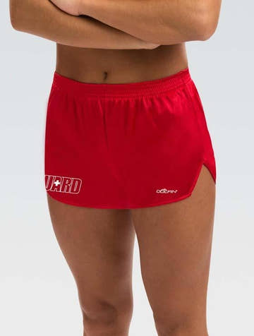 Dolfin Women's Solid Red Guard Cover-Up Shorts  Women's Lifeguard Shorts  Dolfin