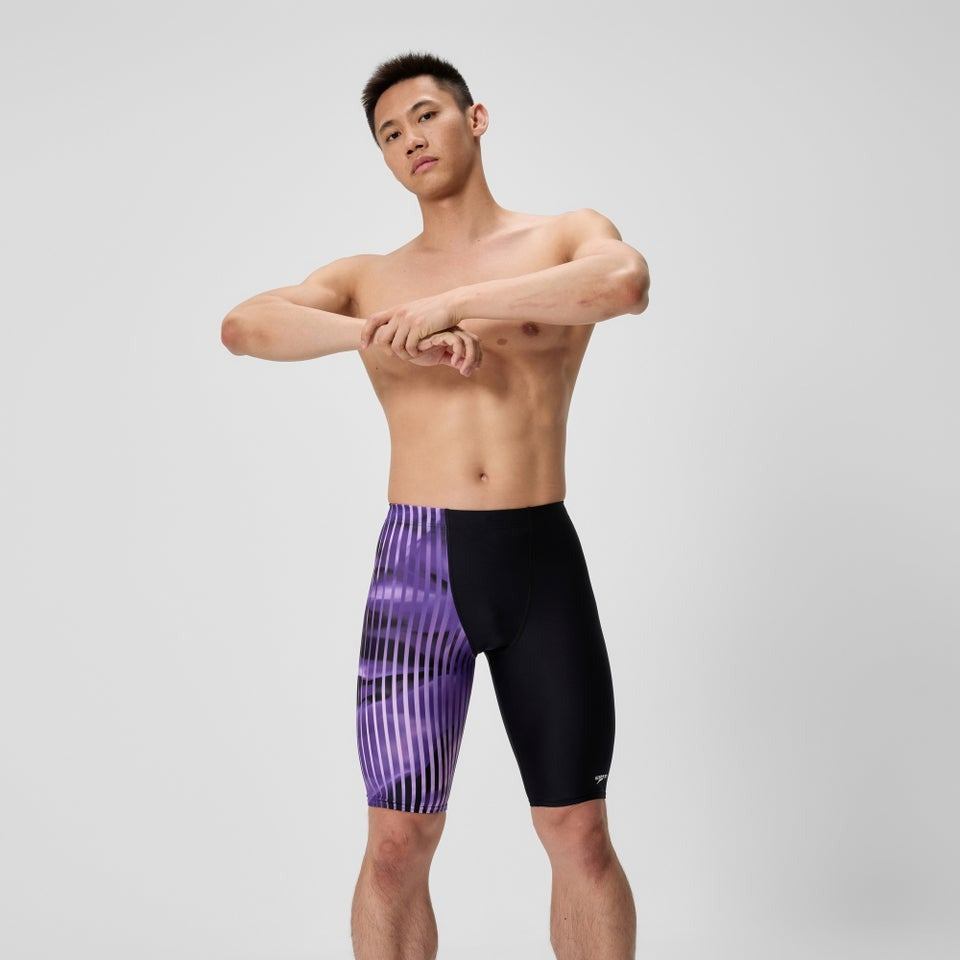 Speedo Men's Linear Lava Jammer Swimsuit  Swim Jammers  Speedo