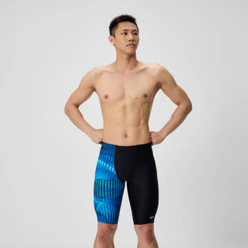 Speedo Men's Linear Lava Jammer Swimsuit  Swim Jammers  Speedo