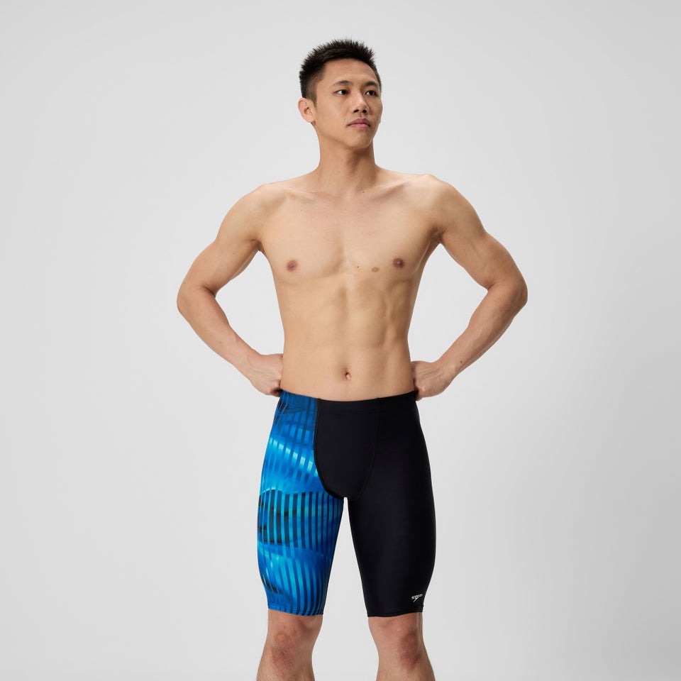 Speedo Men's Linear Lava Jammer Swimsuit  Swim Jammers  Speedo