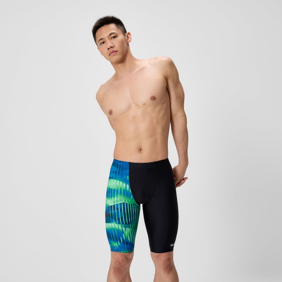 Speedo Men's Linear Lava Jammer Swimsuit  Swim Jammers  Speedo
