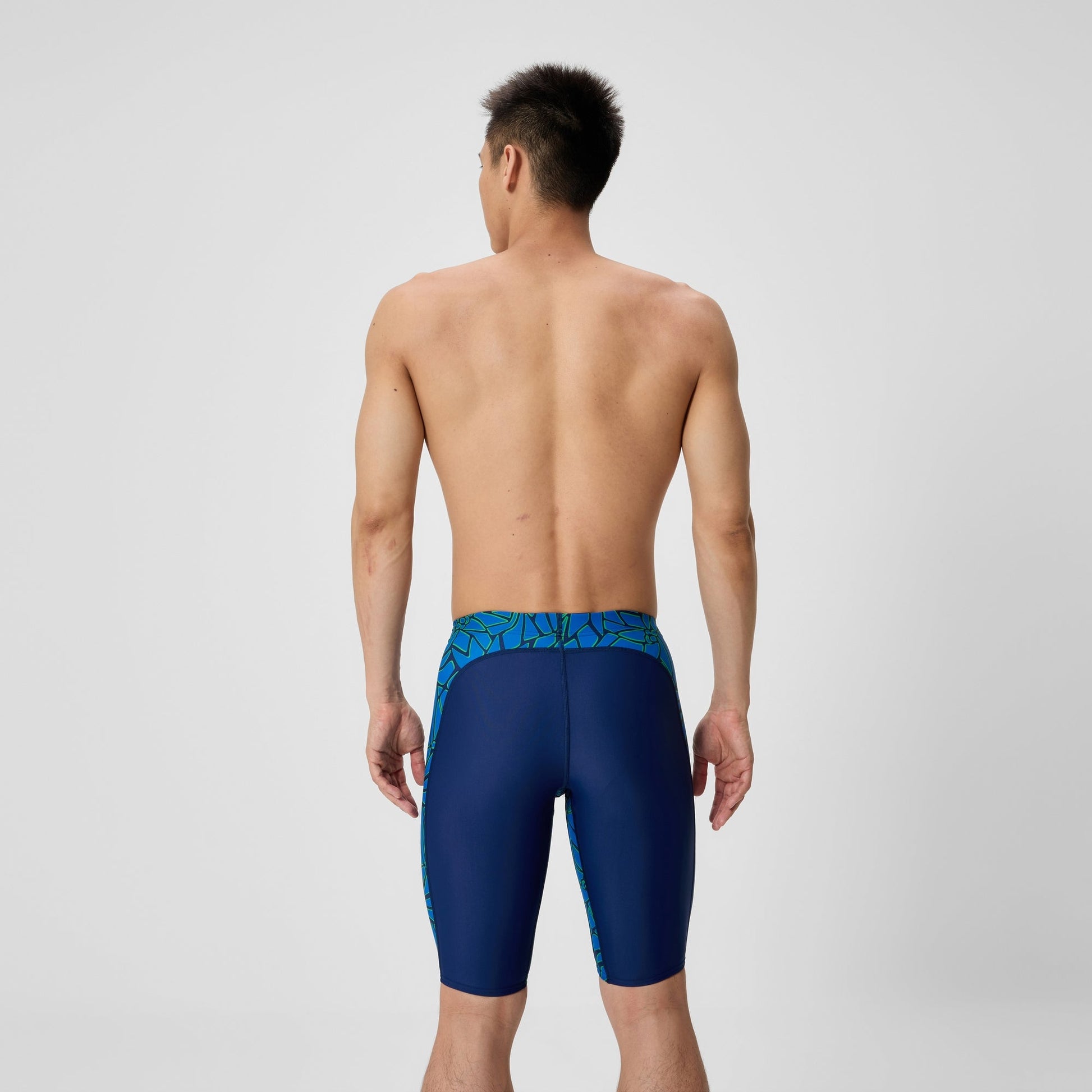 Speedo Men's Petal Polygon Jammer Swimsuit  Swim Jammers  Speedo