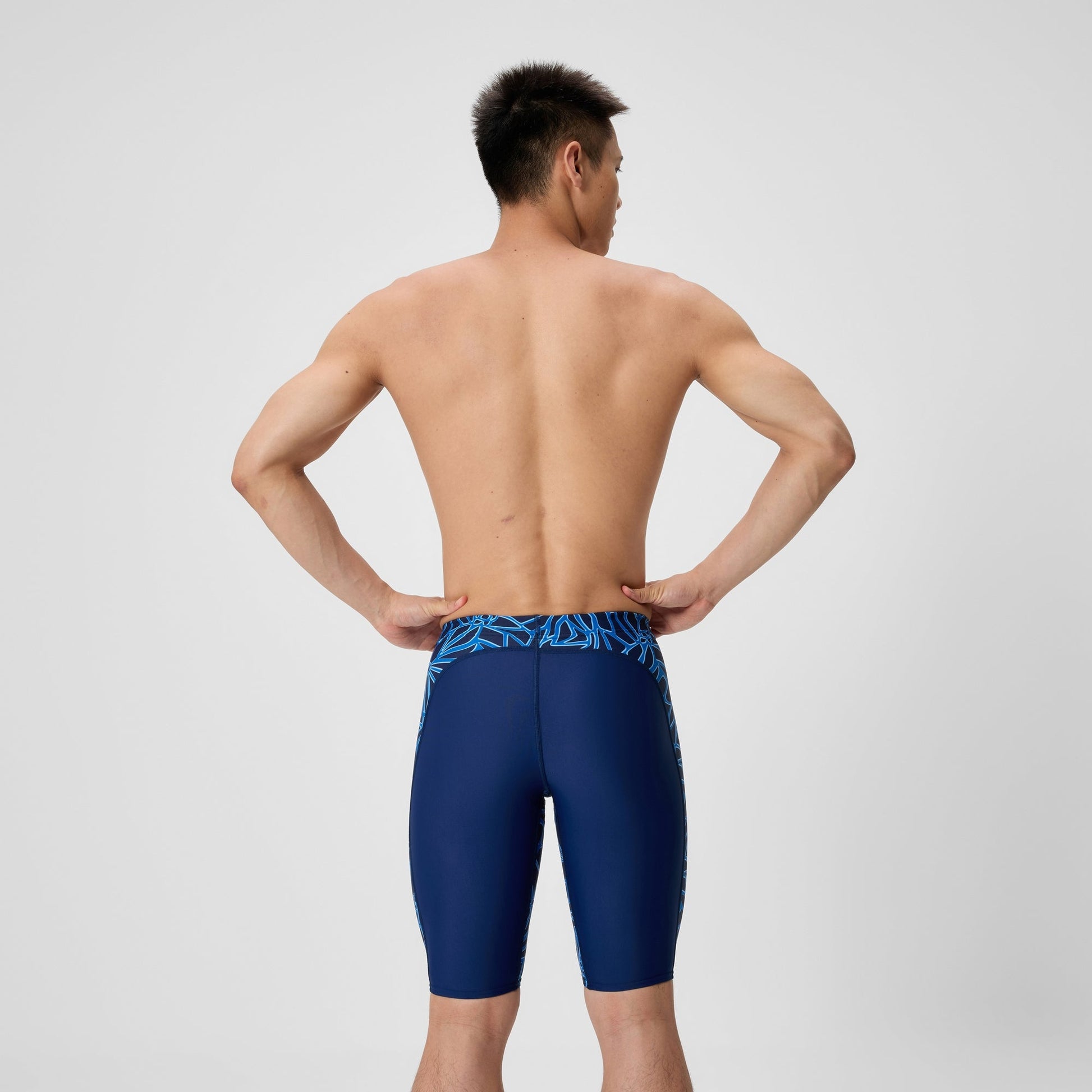 Speedo Men's Petal Polygon Jammer Swimsuit  Swim Jammers  Speedo