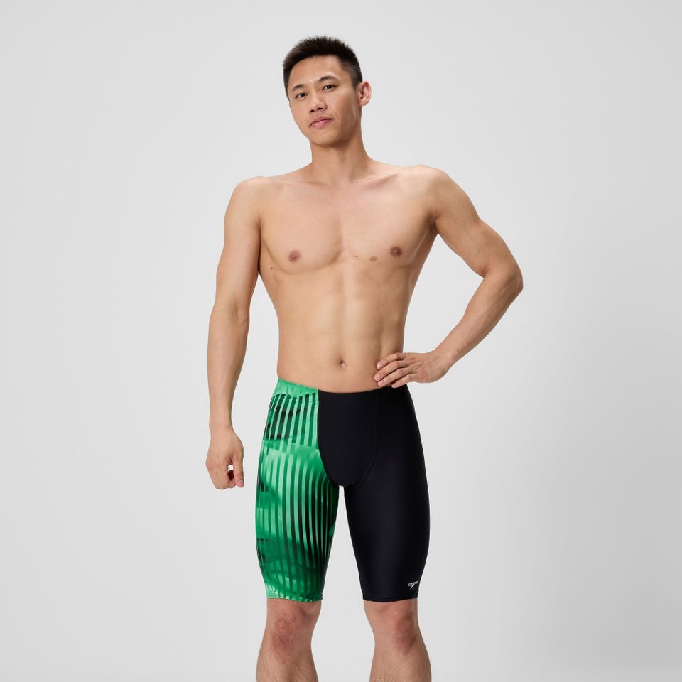 Speedo Men's Linear Lava Jammer Swimsuit