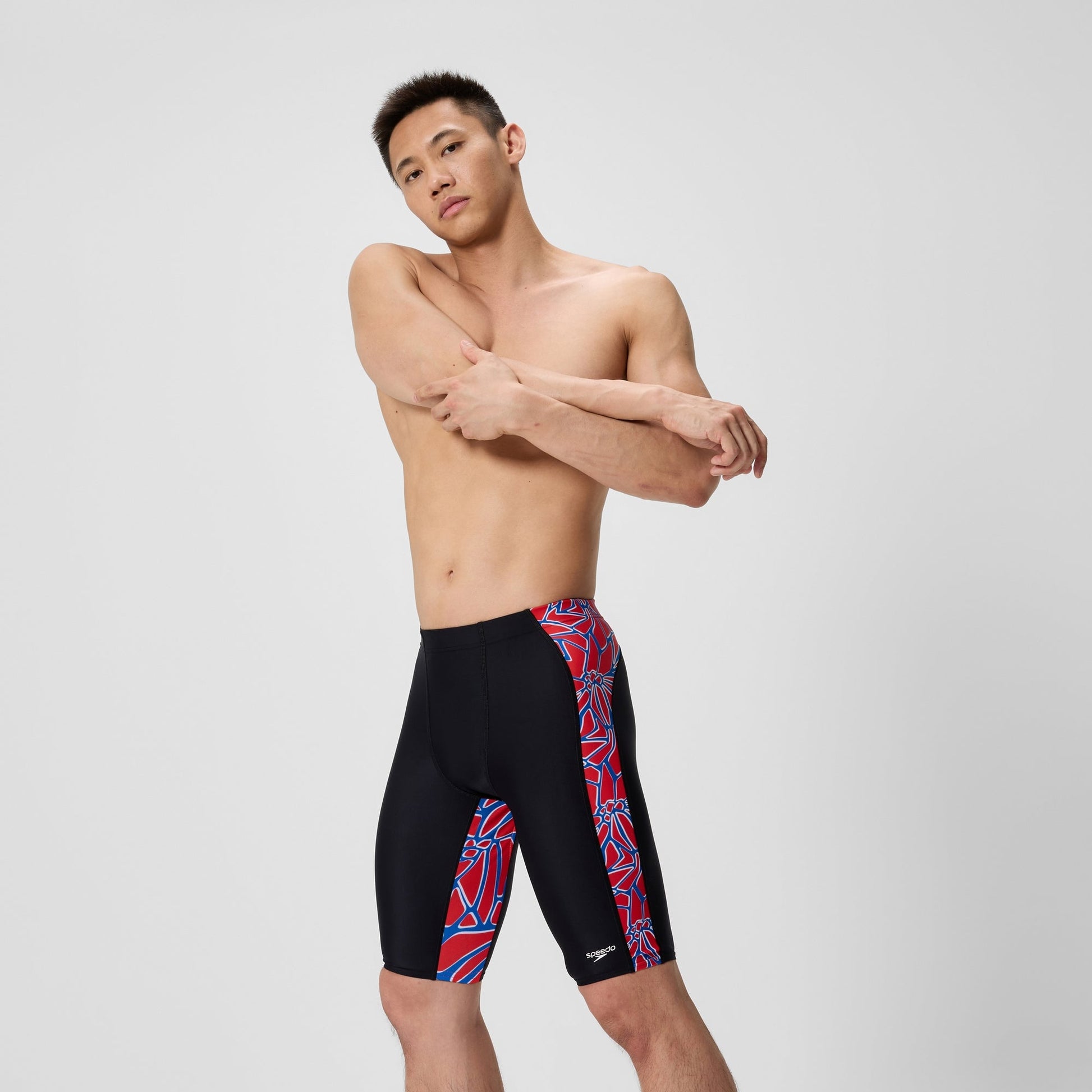 Speedo Men's Petal Polygon Jammer Swimsuit  Swim Jammers  Speedo