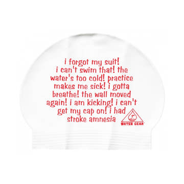 Swim Cap Excuses    Water Gear