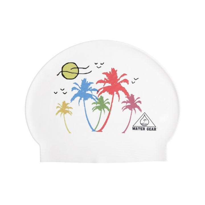 Water Gear Swim Cap PALMS    Water Gear