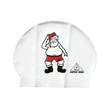 Latex Swim Cap Santa Claus    Water Gear