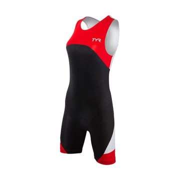 TYR Tri Suit Women's Carbon Zipper Back Short John W/Pad  Women's Triathlon Wetsuits  Tyr