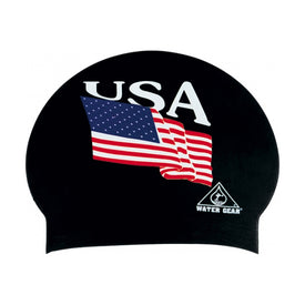 Water Gear Usa Latex Swim Cap  Swim Caps  Water Gear