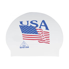 Water Gear Usa Latex Swim Cap  Swim Caps  Water Gear