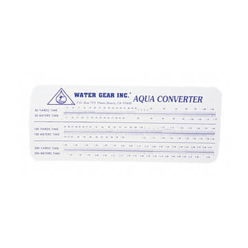 Swim Time Converter    Water Gear