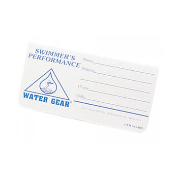 Racing Log Book    Water Gear
