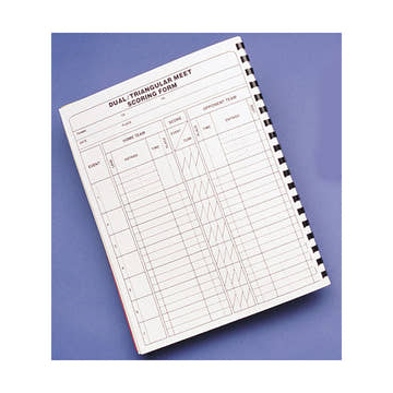 Water Gear Swim Meet Score Book    Water Gear