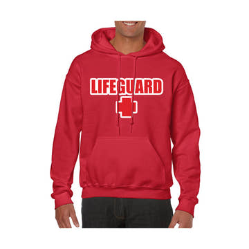 Lifeguard Hoodie Straight Logo Hoodie  Guard Shirts and Warm Wear  Custom
