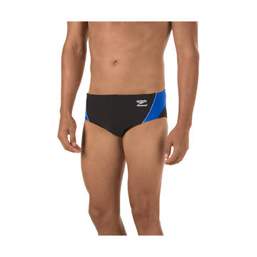 Speedo Launch Splice Brief  Swim Team Prints  Speedo