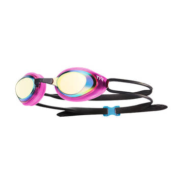 TYR Goggles BLACKHAWK Femme Mirrored  Open Water Swim Goggles  Tyr