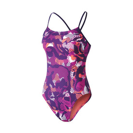 Nike Swimsuit FLORAL CAMO Cut-Out  Competition Swimsuits  Nike