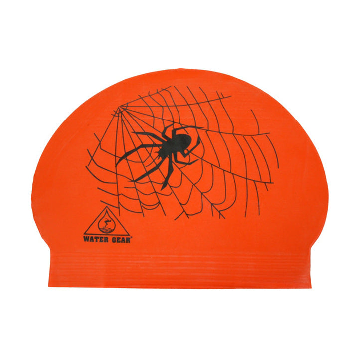Water Gear Swim Cap BLACK WIDOW SPIDER    Water Gear